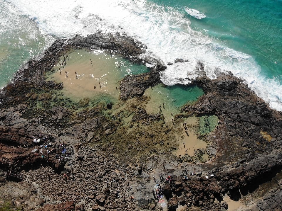 snorkelling at champagne pools