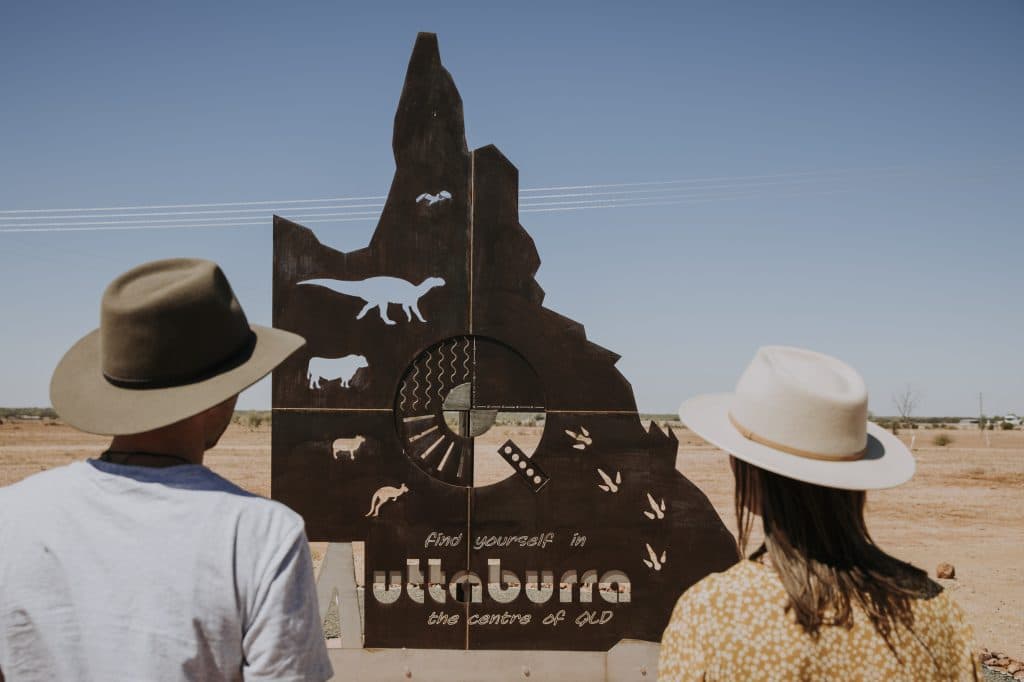 Muttaburra Welcome Sign