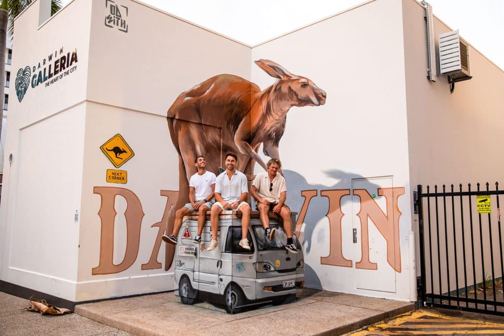 Friends Exploring Darwin City